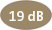 Décibel : 19 dB